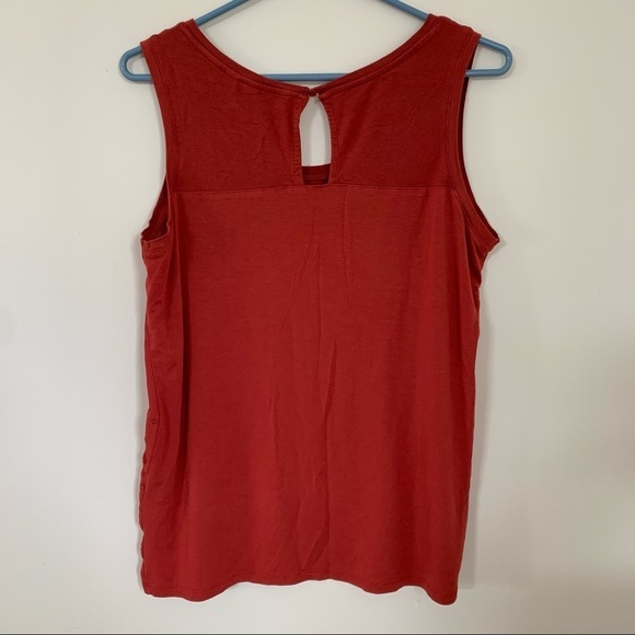 REITMAN BURGUNDY SLEEVELESS TOP SIZE M - Picture 2 of 6